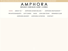 Tablet Screenshot of amphoragroup.com